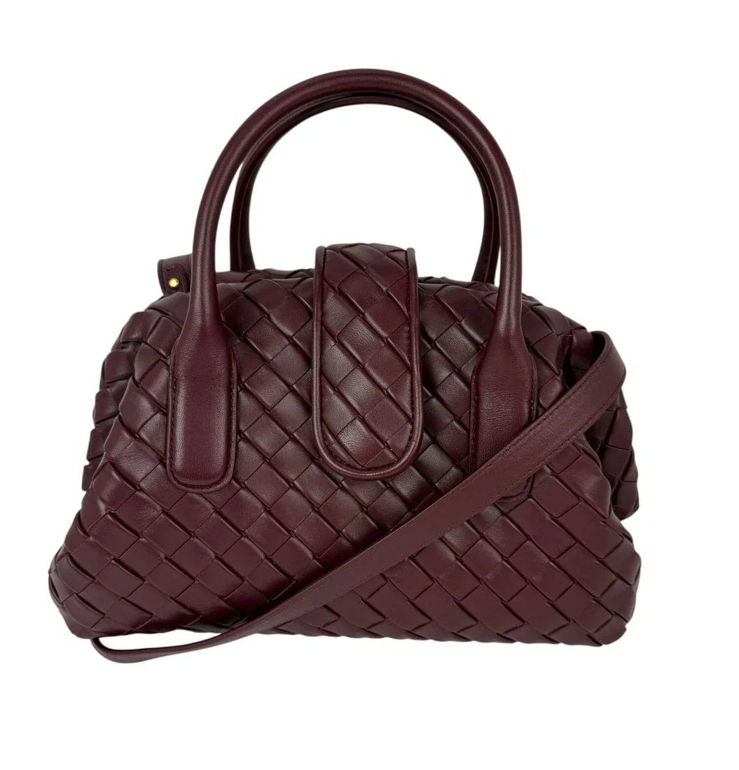 Bottega Veneta Nappa Intrecciato Teen The Lauren 1980 Bauletto Barolo Bag L