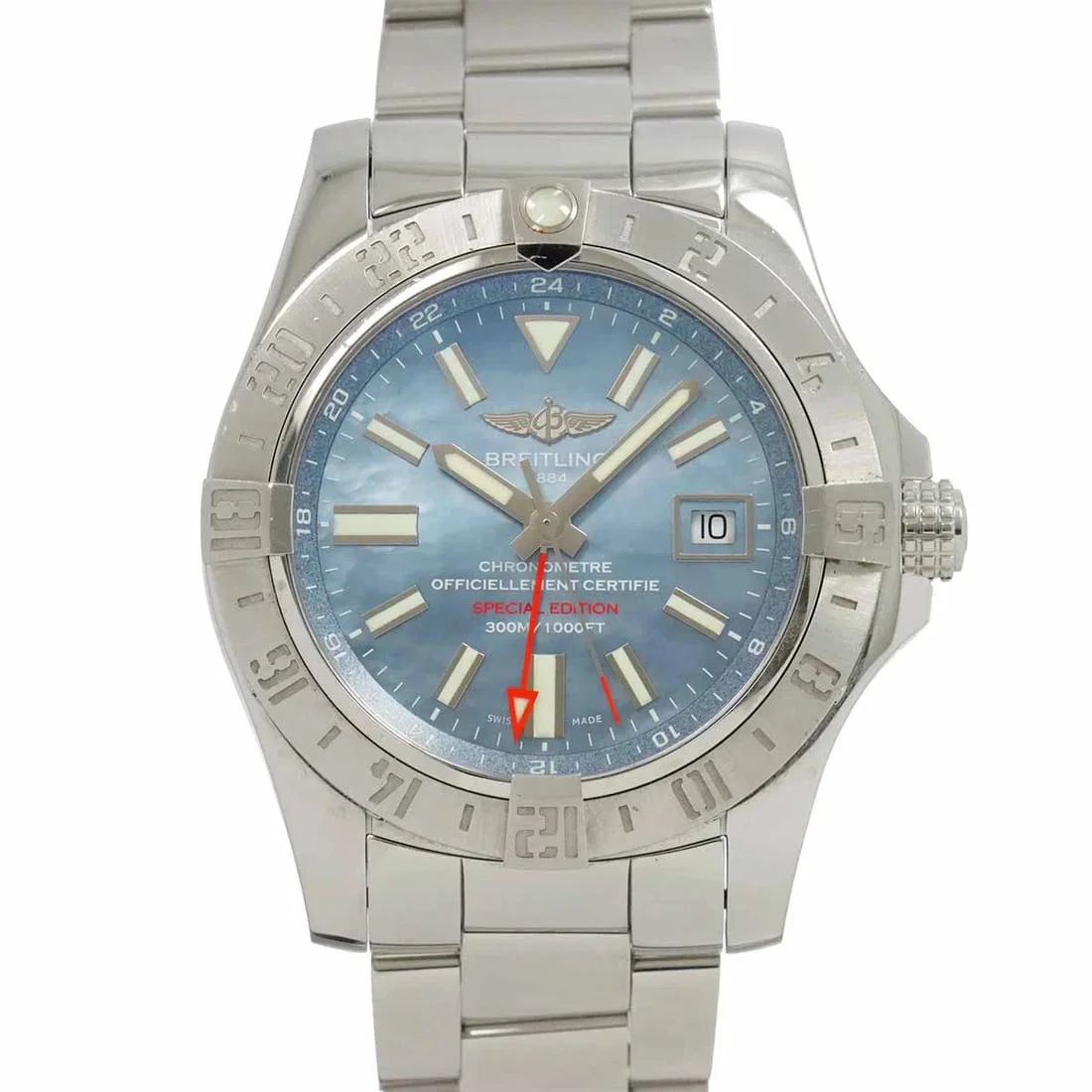 BREITLING AVENGER BLUE SHELL WATCH