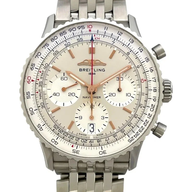 BREITLING NAVITIMER CHRONOGRAPH SILVER