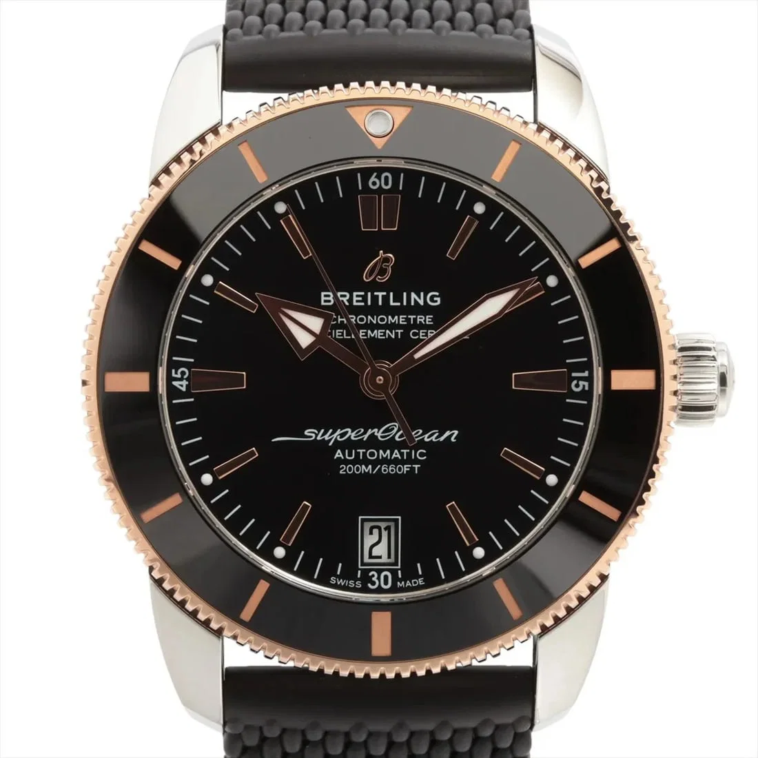 BREITLING SUPEROCEAN SS & RUBBER