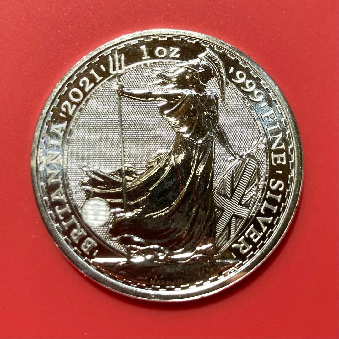 British Britannia Silver Coin, 2021, 1 ounce