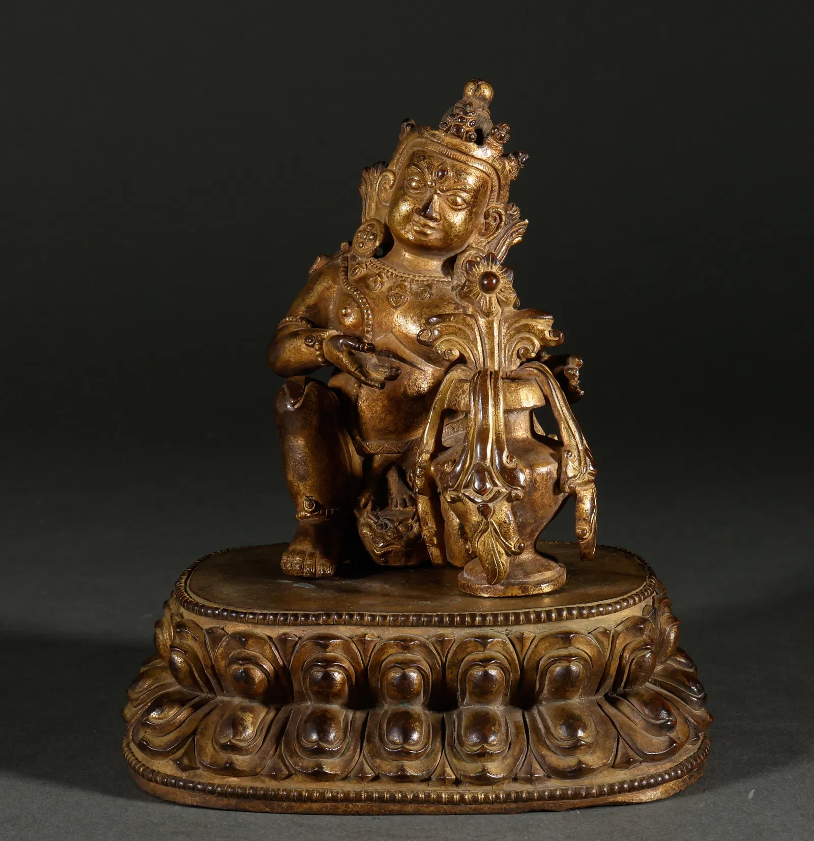 Bronze gilded Buddha statues from the Ming Dynasty