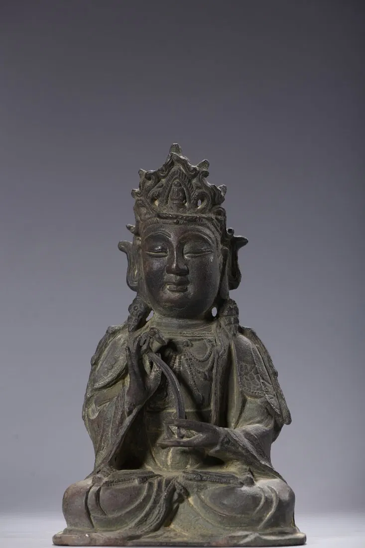 Bronze Guanyin Bodhisattva Statue