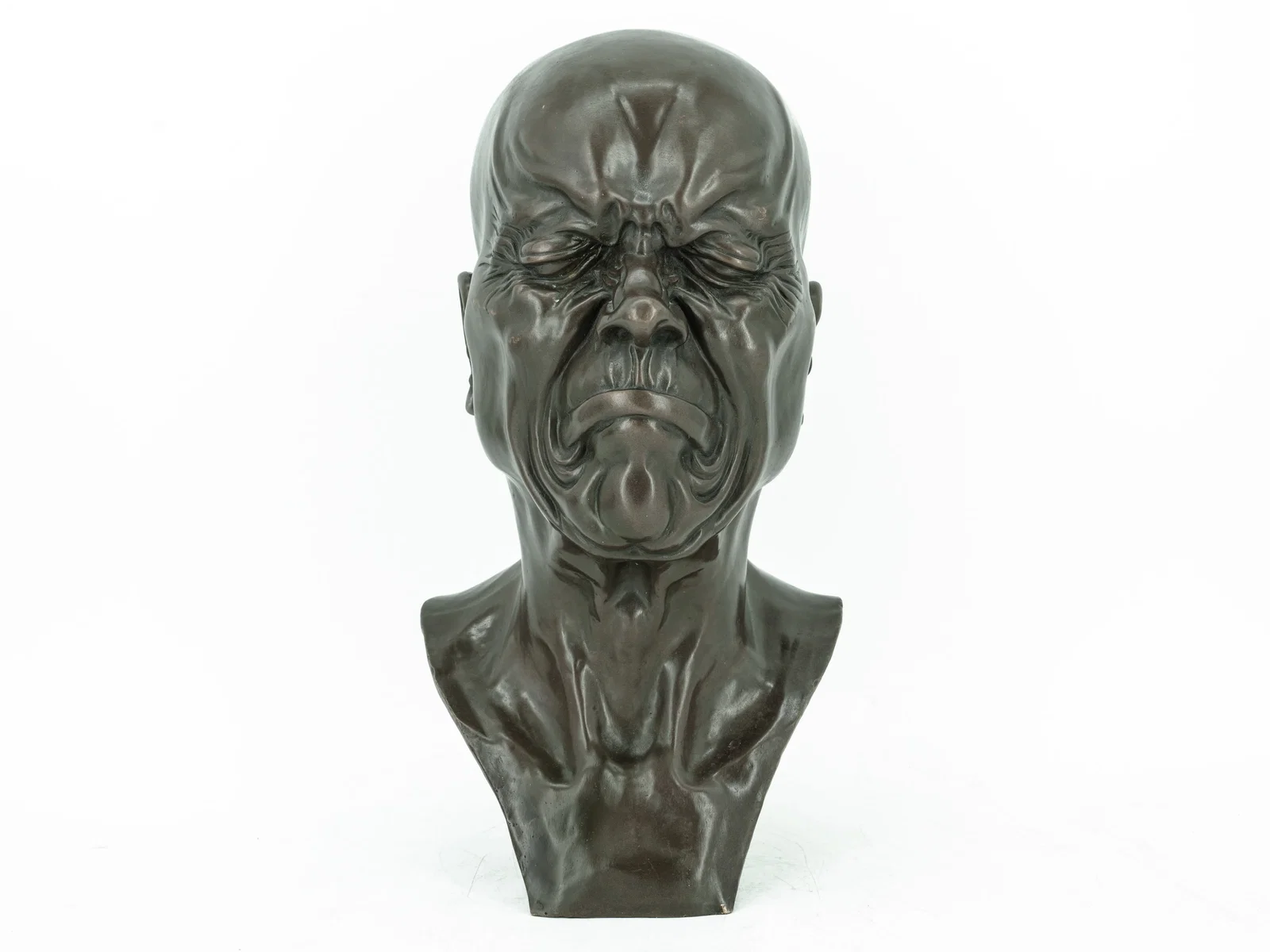 Bronze sculpture after Xaver Messerschmidt: "Character Head" - Bronze sculpture, 20th century