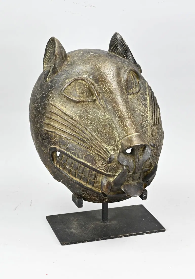 Bronze tiger/mask