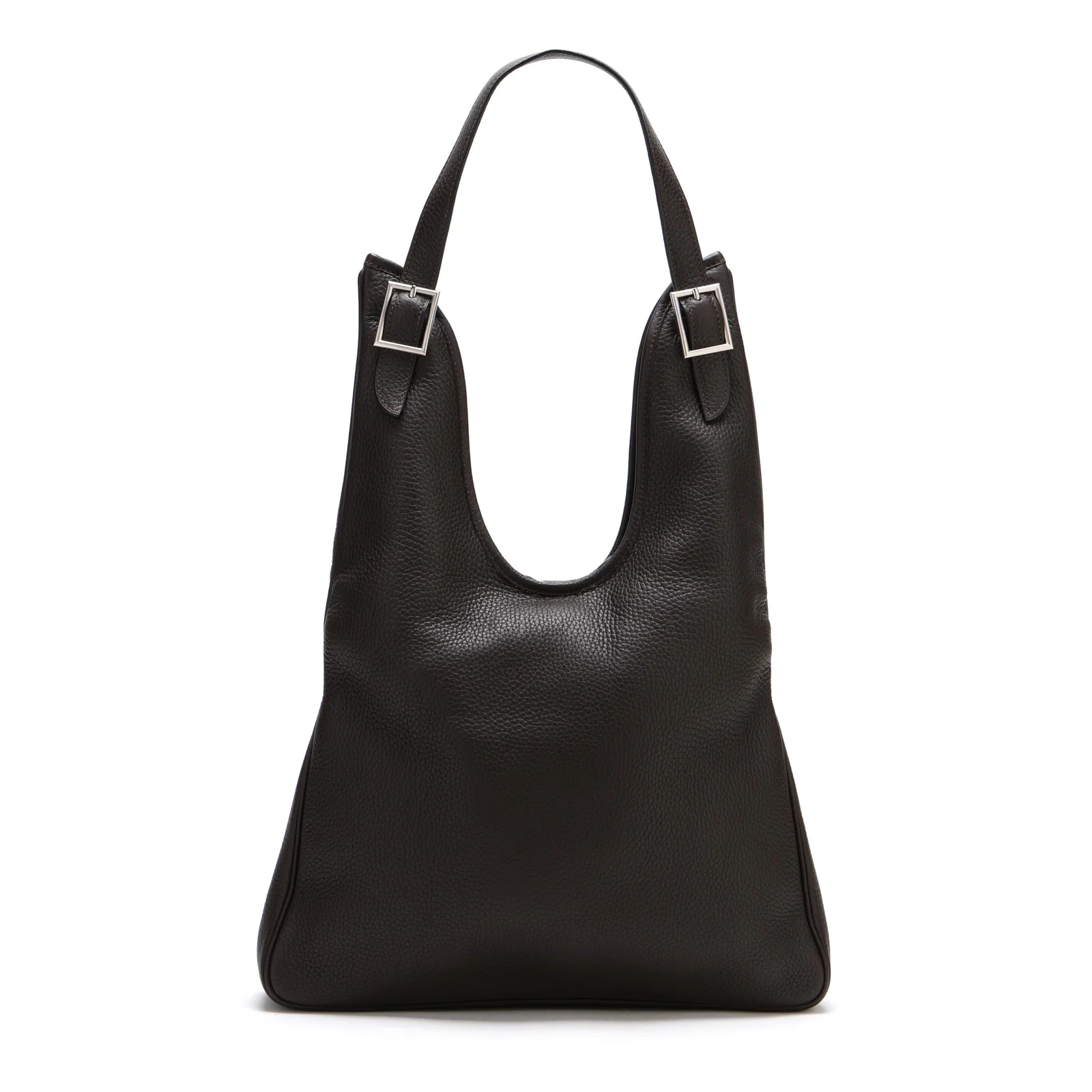 Brown Leather Massaï Hobo Bag, Hermès