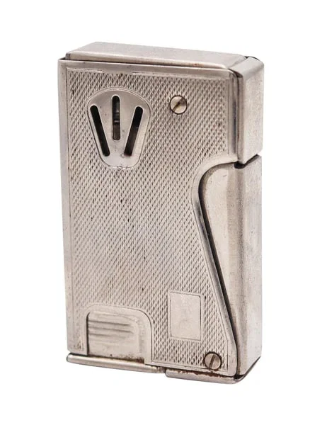 BRUDER EISERT Austria 1950 Superior Semi Automatic Squeeze Lighter In Chromed Steel