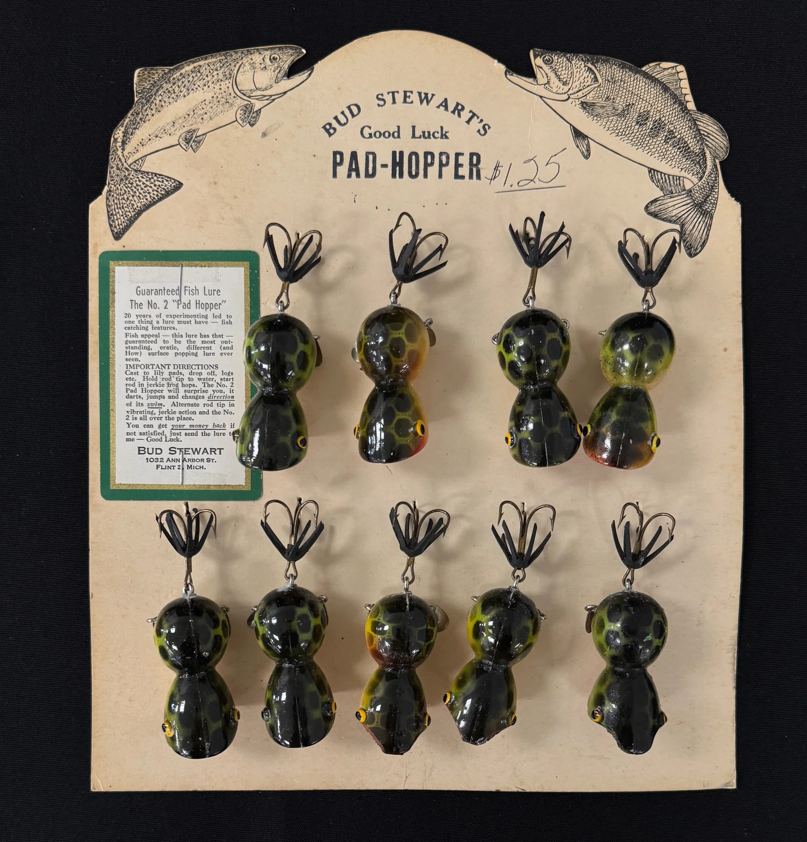 Bud Stewart Store Display Card