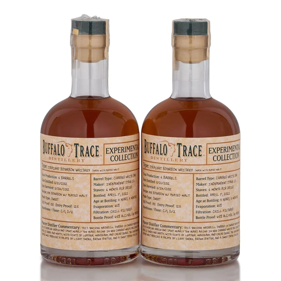 Buffalo Trace Experimental Collection Straight Bourbon Whiskey Made With Peated Malt, 2012 (2 bo...