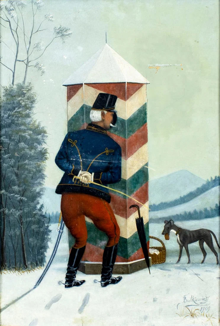 Bulkiewicz (Poland,early 20C) oil painting antique