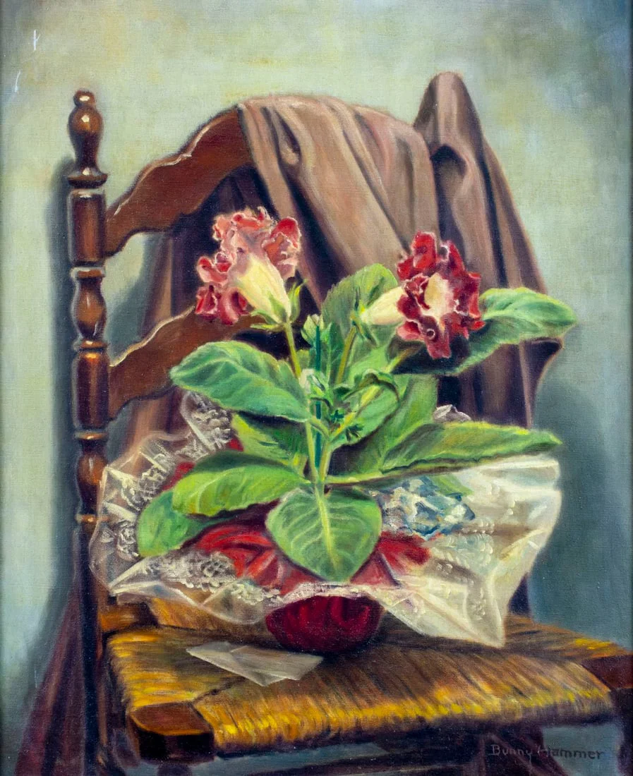 Bunny Hammer (PA,mid 20C) oil painting