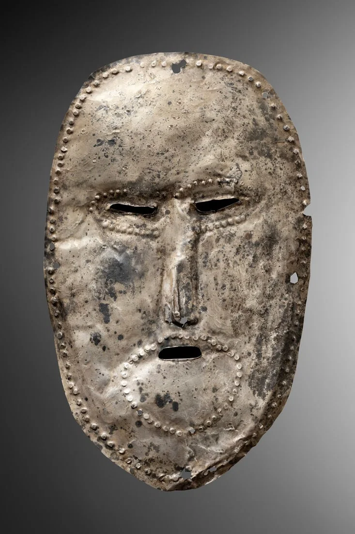 Burial mask, ca. 10th - 11th century - Russian Federation, Perm Cis-Ural, Magyars
