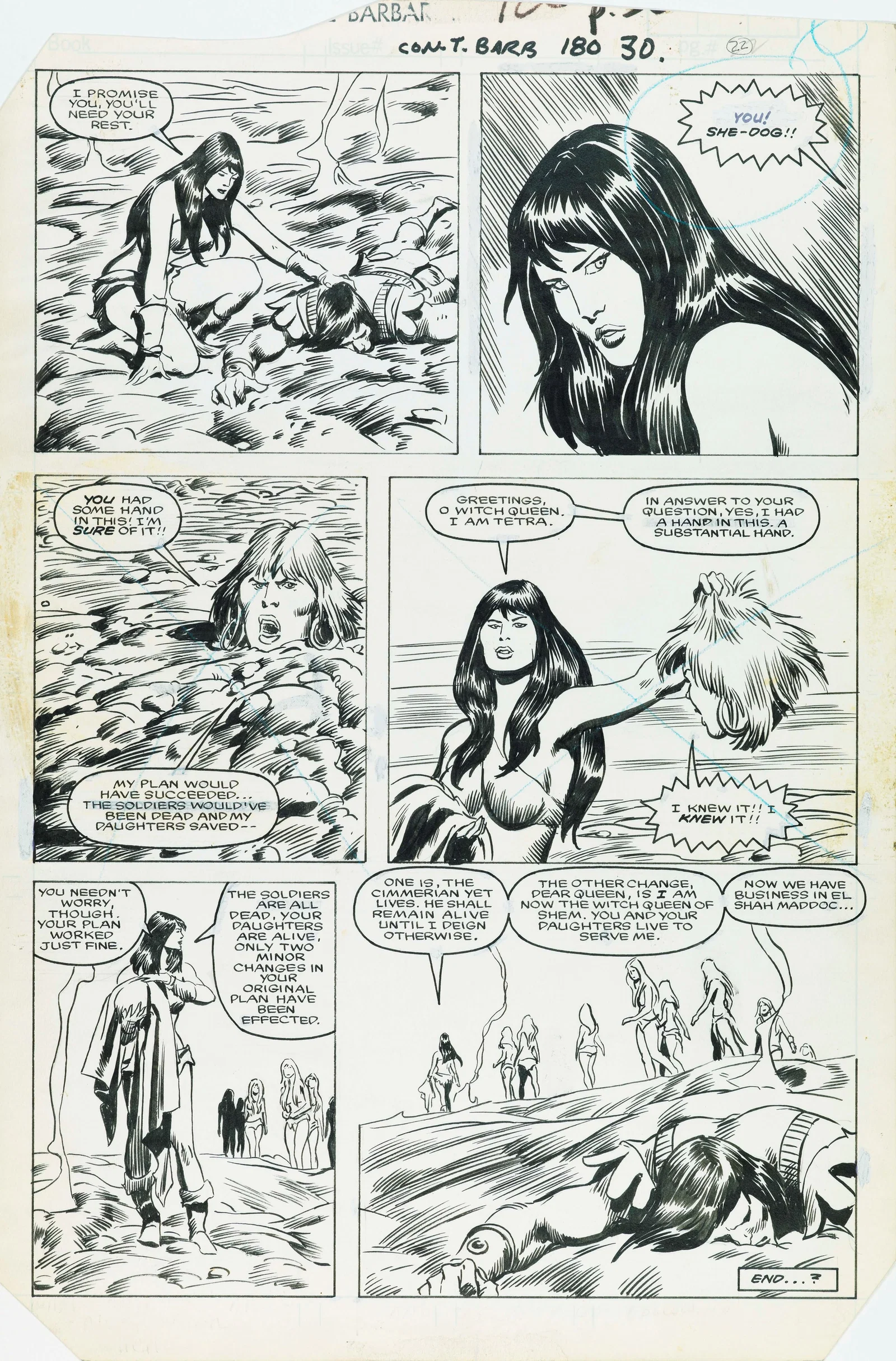 Buscema John - "Conan the Barbarian - Witches‘ Keep", 1986