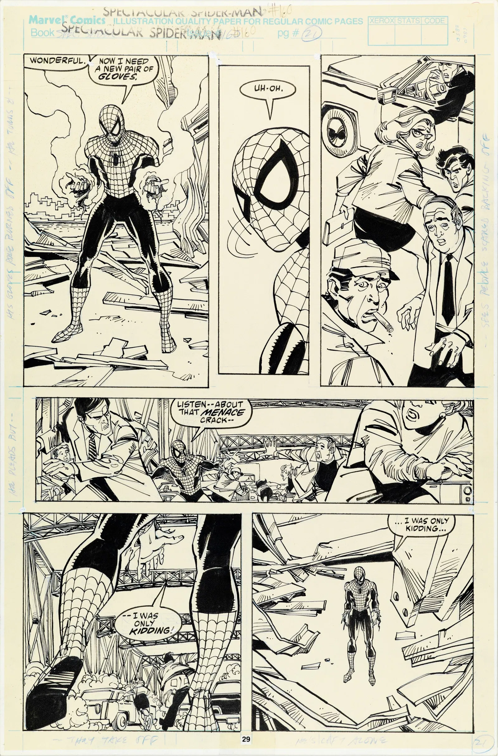 Buscema Sal - "Spectacular Spider-Man - The Metal in Men‘s Souls", 1990