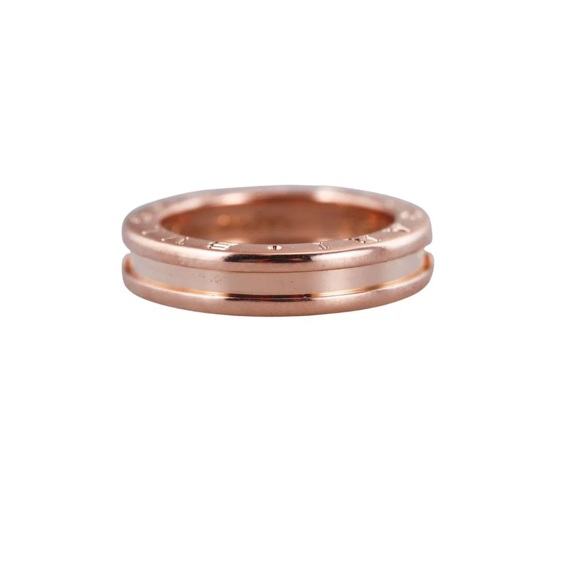 Bvlgari Bulgari B.Zero1 18k Rose Gold Band Ring