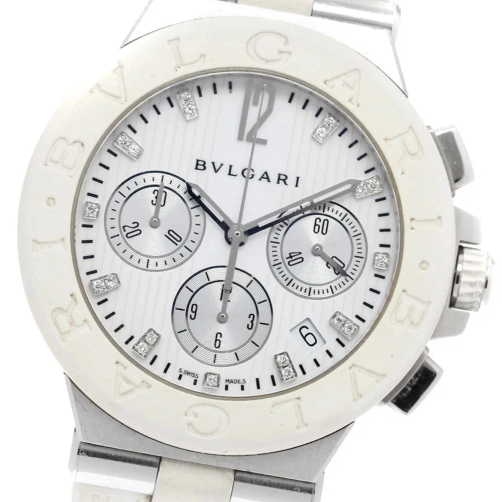 BVLGARI DIAGONO DIAMOND AUTO WATCH