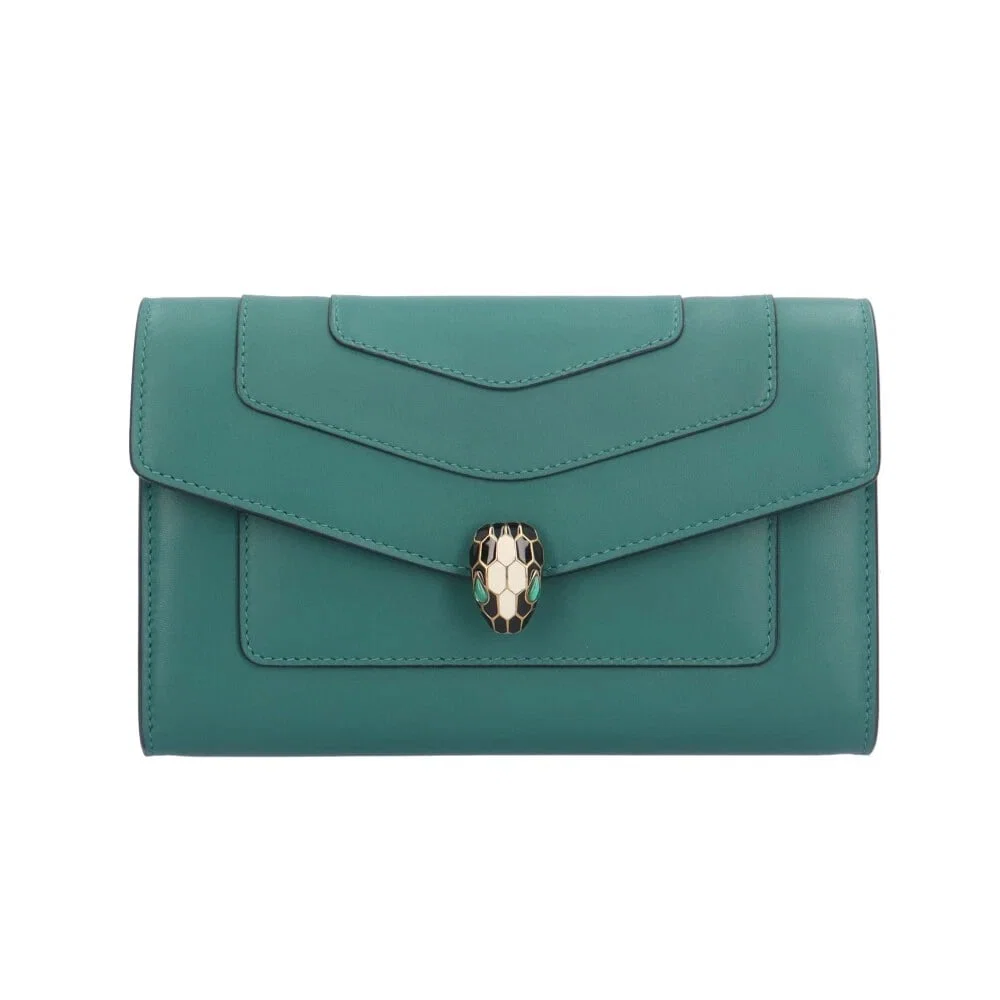 BVLGARI PURSE LEATHER WALLET