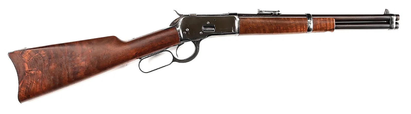 (C) 14" WINCHESTER MODEL 92 LEVER ACTION TRAPPER STYLE CARBINE.