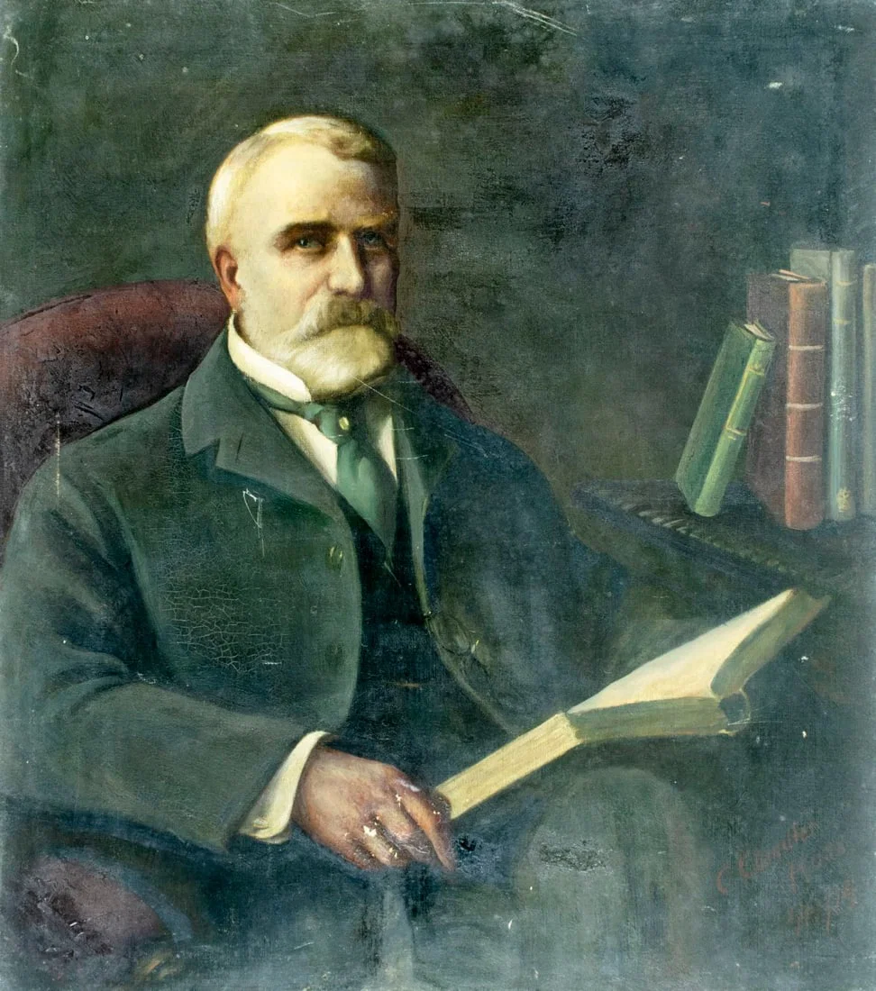 C Chandler Ross (CT,FL,UK,1882-1952) oil painting antique