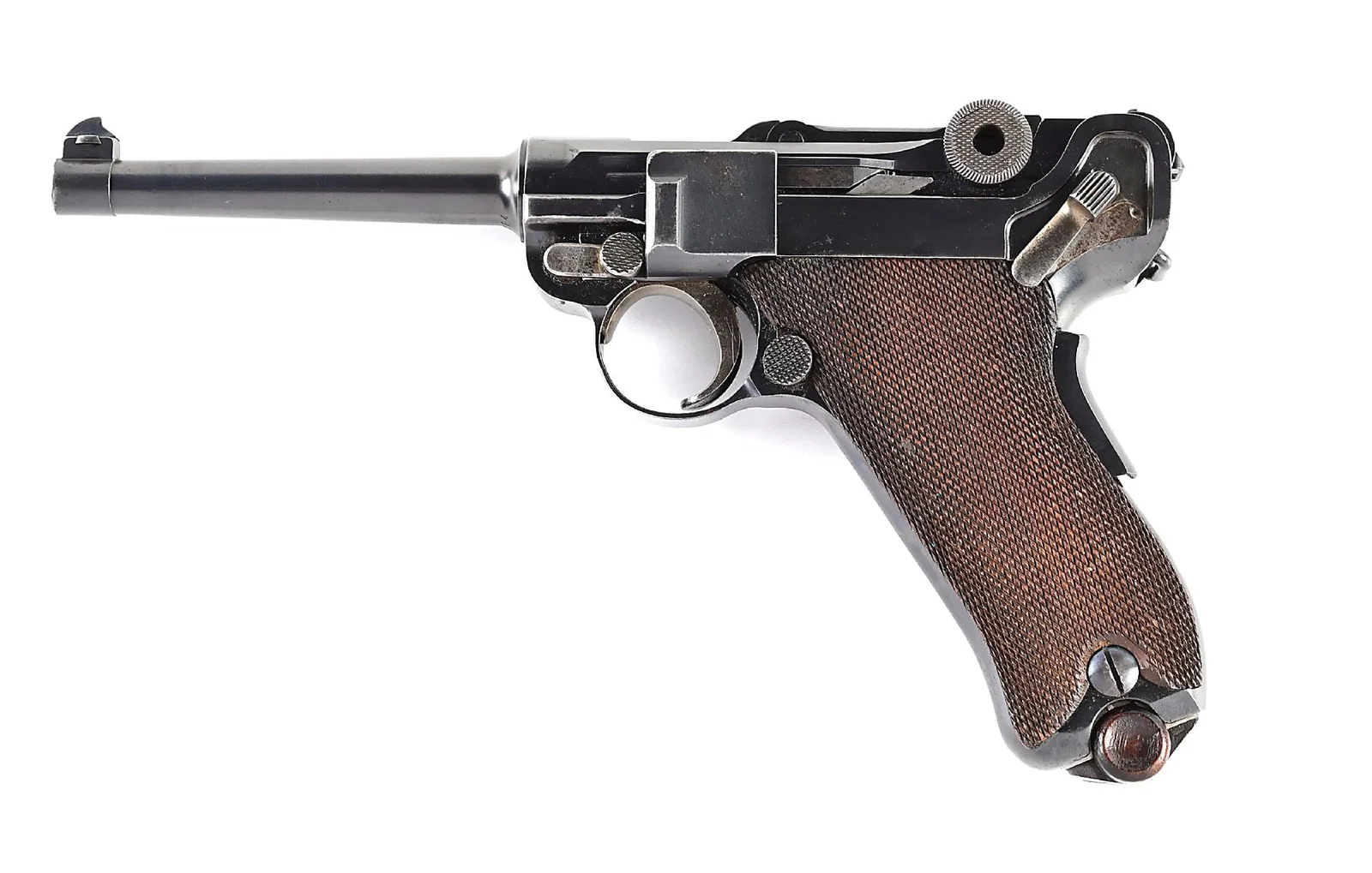 (C) DWM MODEL 1906 COMMERCIAL LUGER SEMI-AUTOMATIC PISTOL.