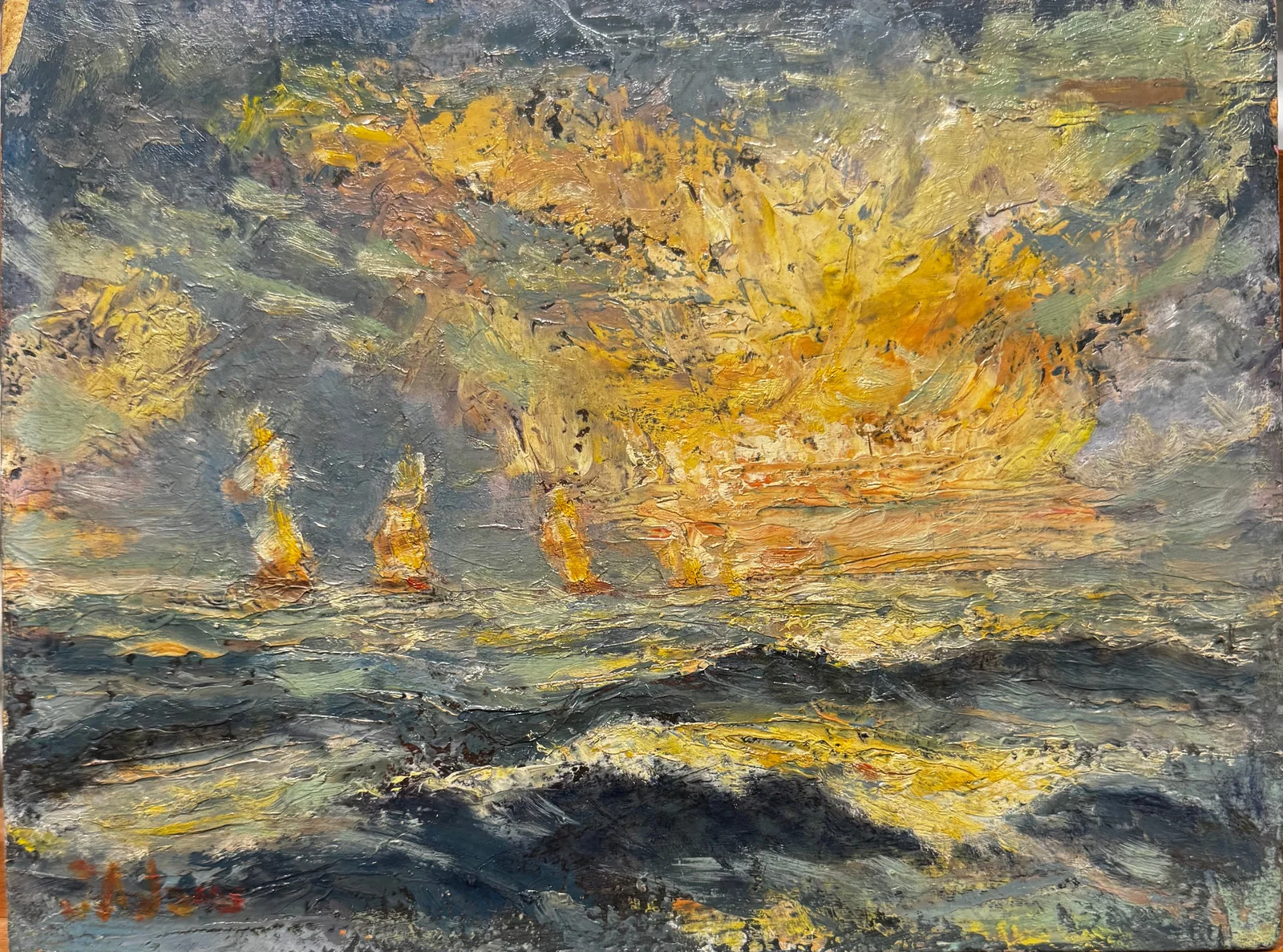 California Impressionist John Adams Laguna 1925