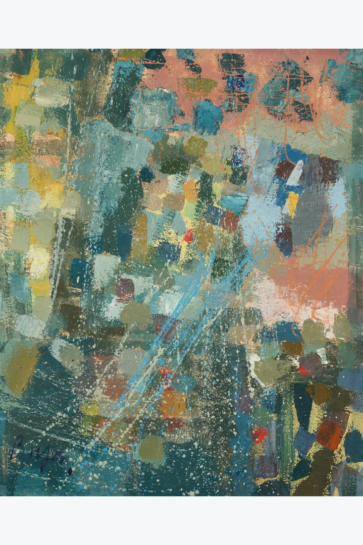 Camille Bryen (1907-1977) Untitled, August 1959 Oil on canvas Signed lower left Countersigned and