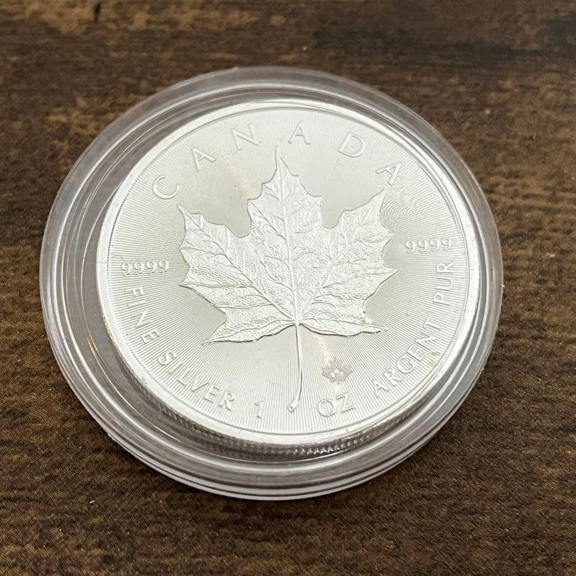 Canadian Maple Leaf silver coin, 2020, 1 ounce, 5 dollars