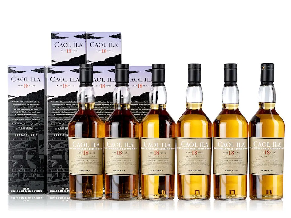 Caol Ila 18 Year Old Unpeated Style (6x 700ml)