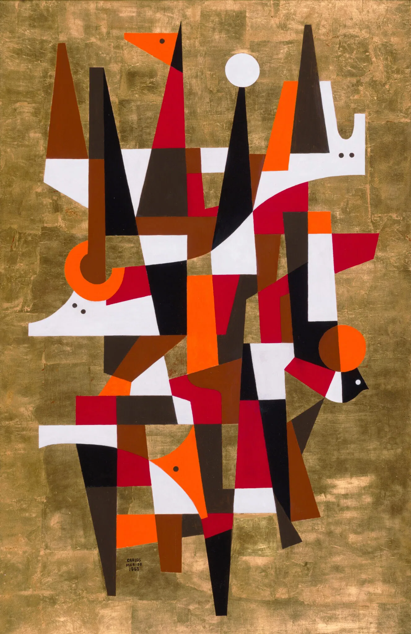 Carlos Mérida (1891-1984) - Abstract Composition, 1968