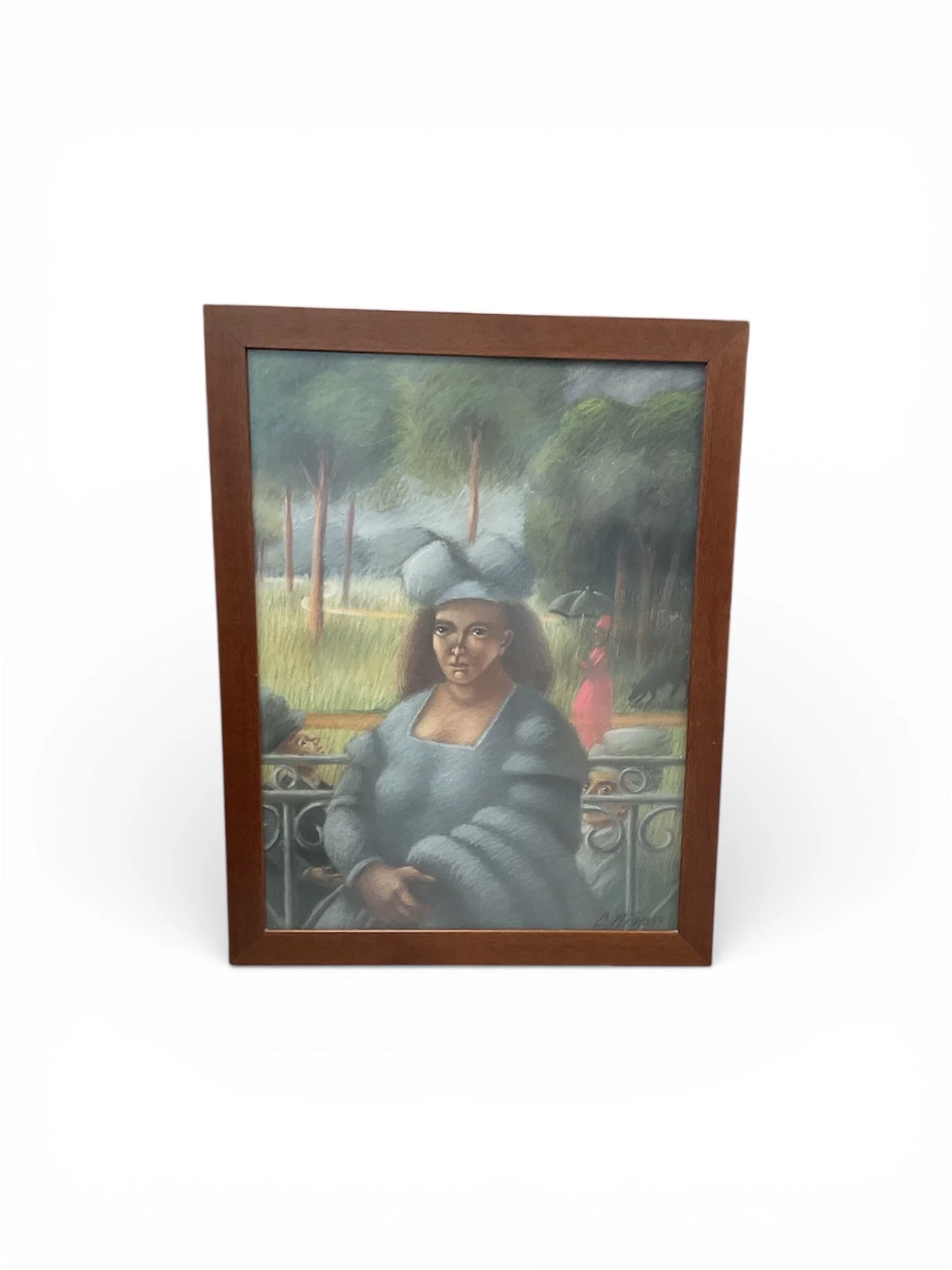 Carmelo Nino Surrealist Portrait of a Woman 1999