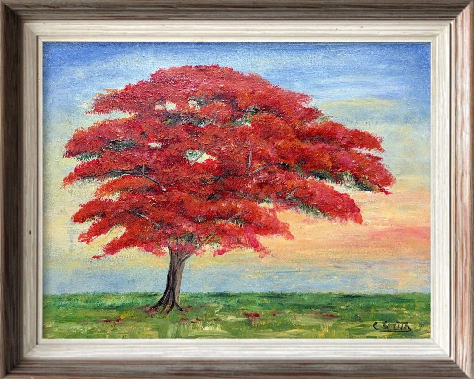 Carnell Ambrose Smith, Oil on Canvas, American (1950 - 2025) Highwaymen