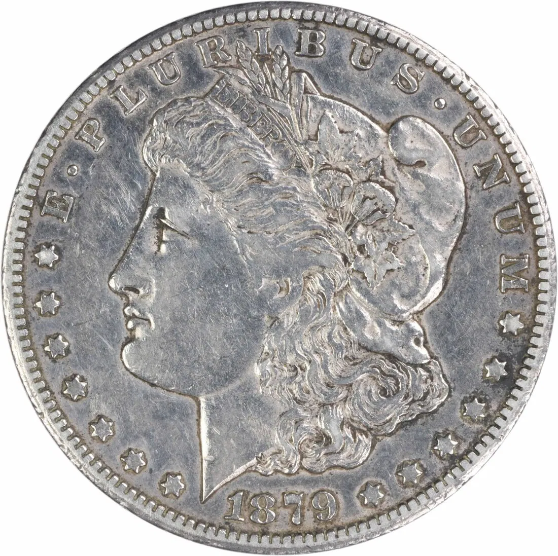 Carson City 1879 Morgan Dollar 90 Percent Silver EF Uncertified