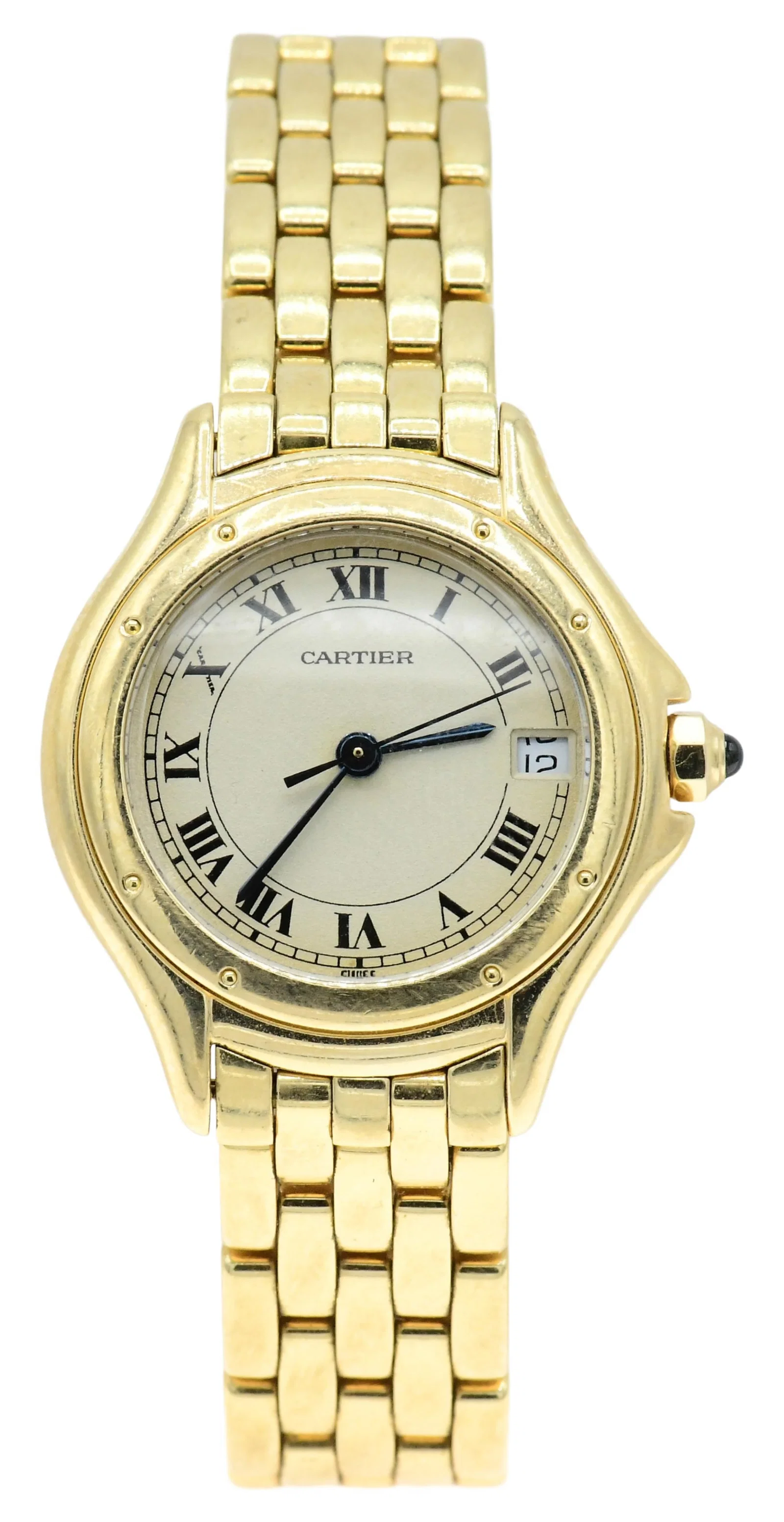 Cartier "Cougar" 18K Gold Ladies Wristwatch, Reference 887906