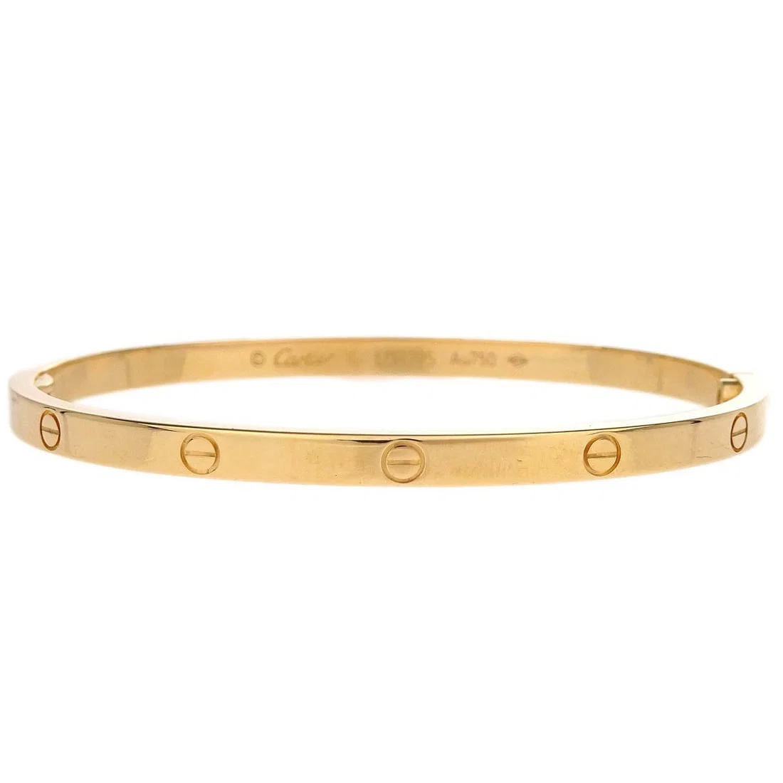 Cartier Love Bracelet Bangle Small LDR295 750 Gold