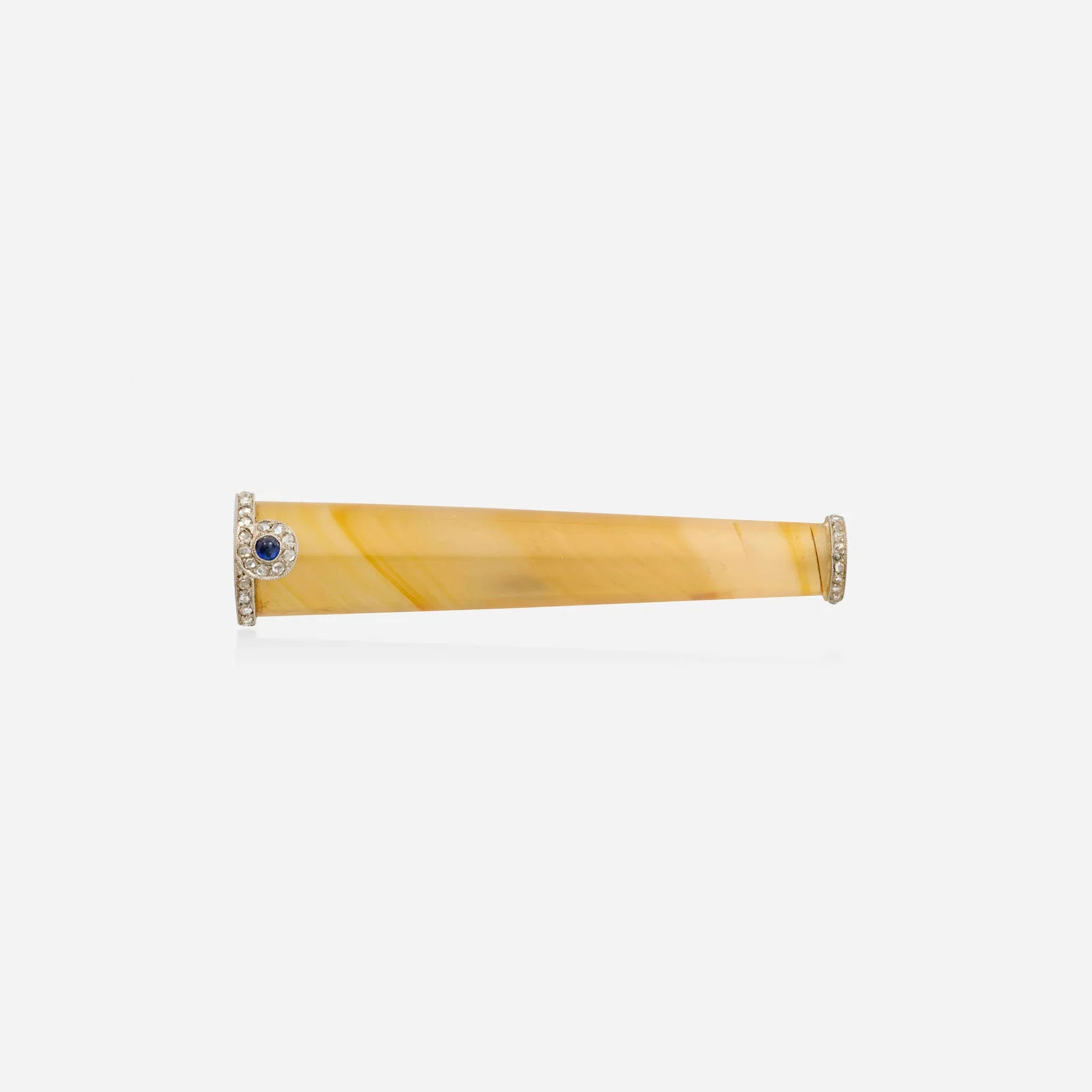 Cartier, Multi-gem, diamond, and platinum cigarette holder