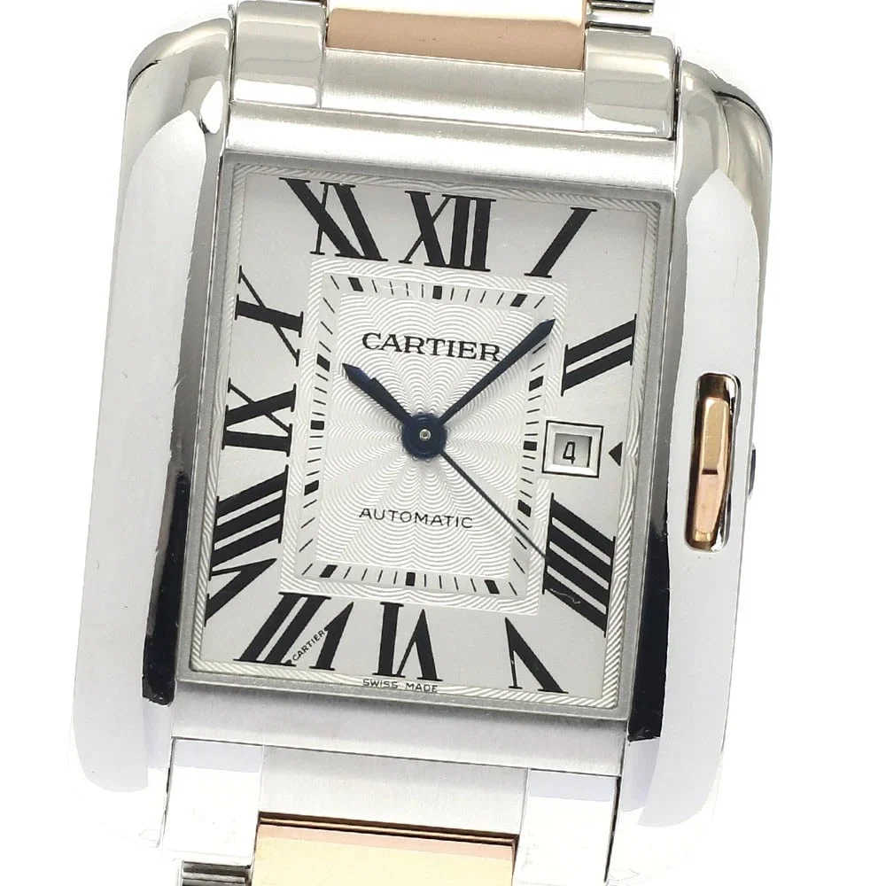 CARTIER TANK ANGLAISE DATE AUTOMATIC BOY'S WATCH