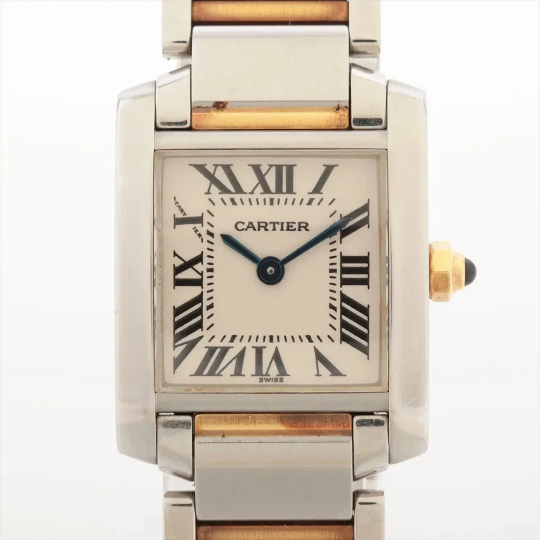 CARTIER TANK FRANCAISE SS×YG IVORY