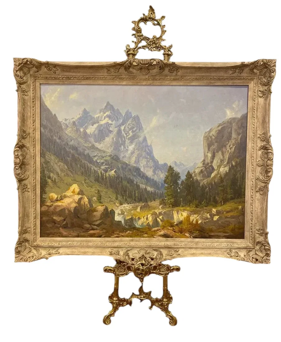 Cascade canyon The Grand Tetons Oil Painting By Rod Golbel