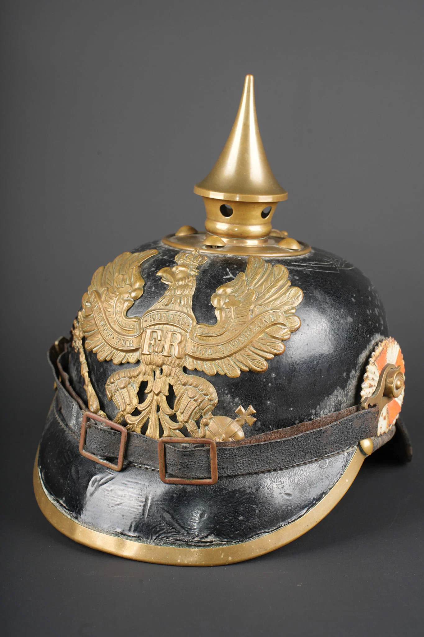 Casque a pointe M1895 troupe JR163 et RJR76. Enlisted M1895 pickelhaube of JR 163 and RJR 76