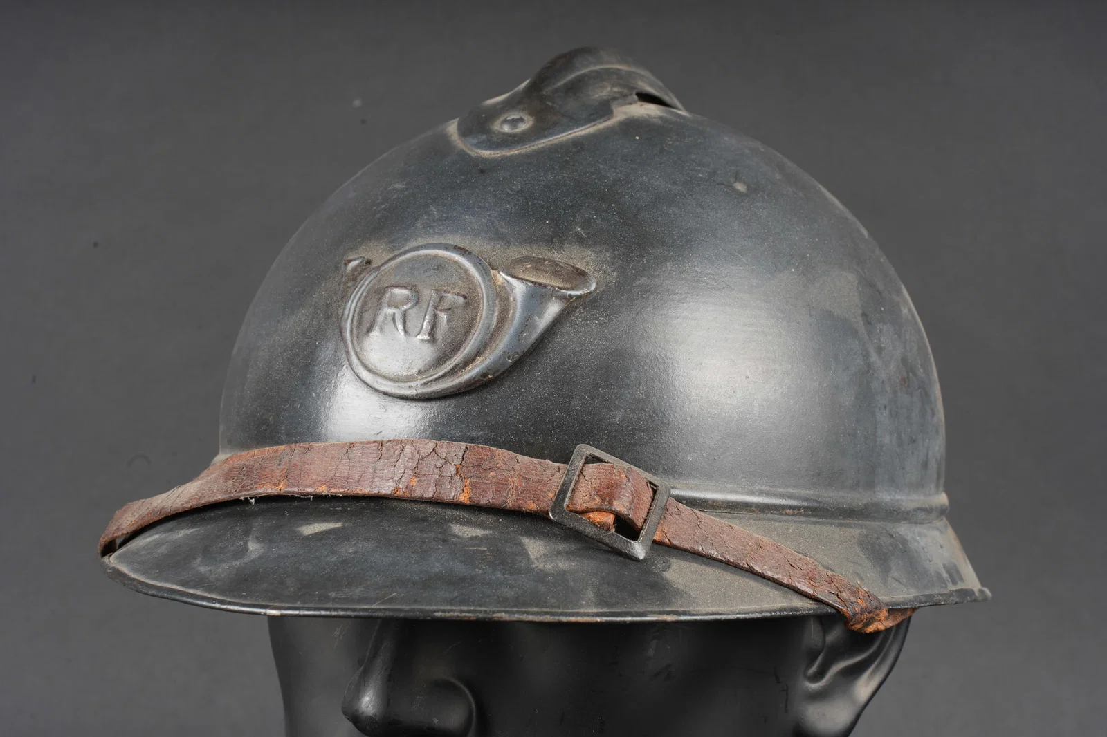 Casque Adrian 1915 chasseur. Adrian helmet, Model 1915, Chasseurs