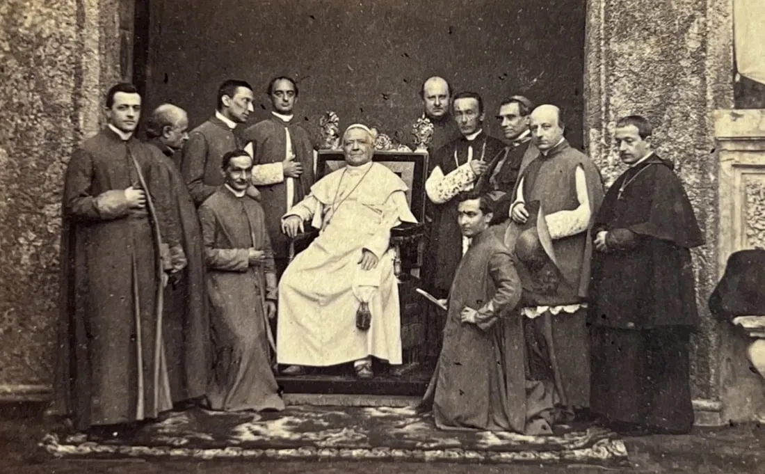 CDV Photo – Pie IX, Cardinals Portrait Photograph 19th century Rare