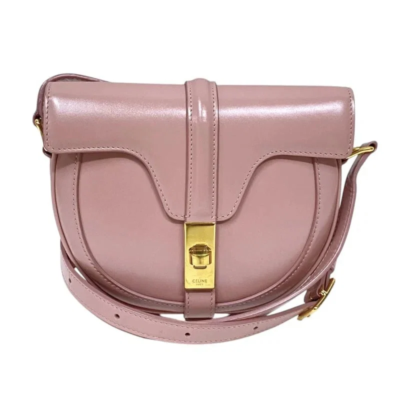 CELINE BESACE 16 SMALL PINK GHW SMOOTH CALF SHOULDER BAG