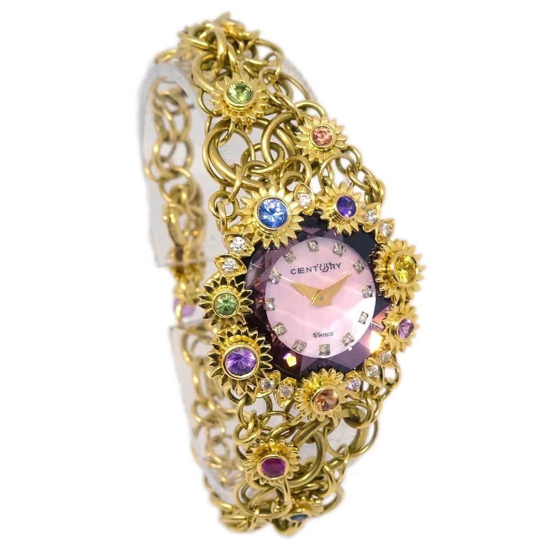 CENTURY WATCH 18KYG DIAMOND