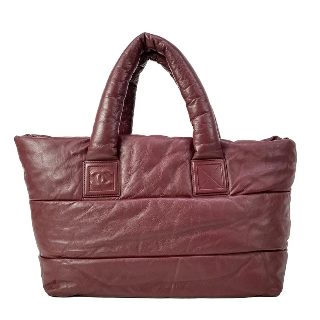 CHANEL COCO COCOON BORDEAUX LAMBSKIN TOTE BAG