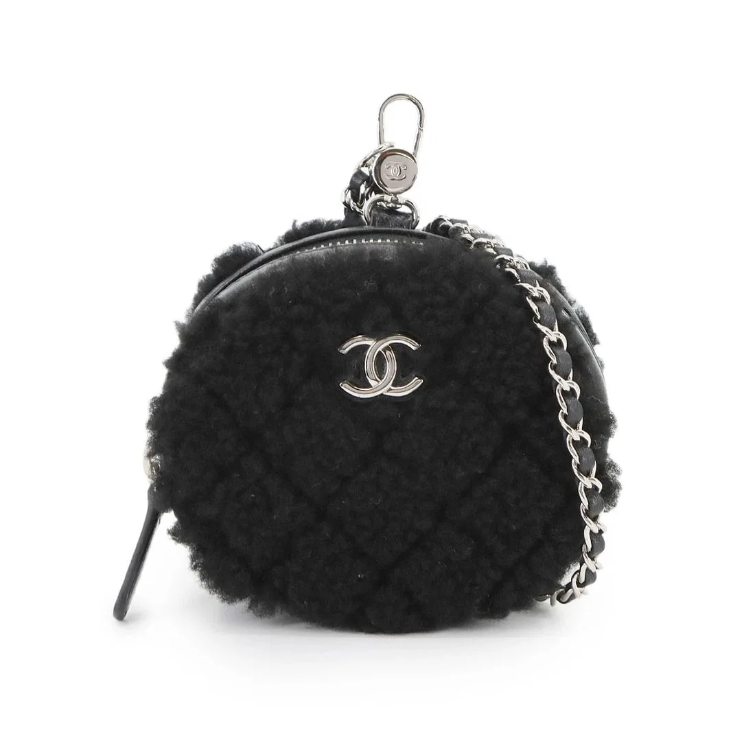 CHANEL COCO NEIGE MATELASSE CHAIN POUCH