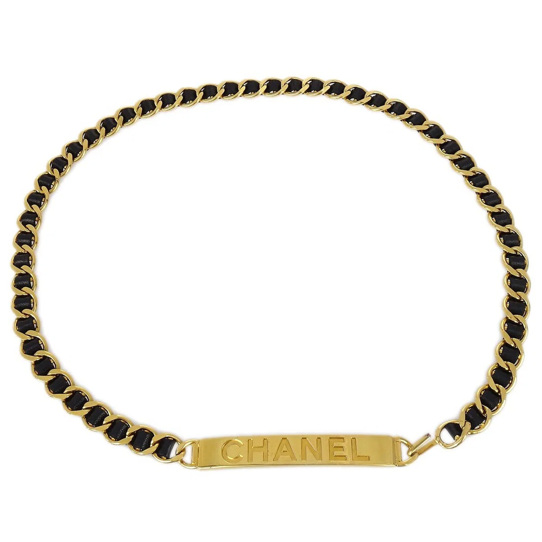 Chanel Gold-Plated Chain Belt Small Size 98P