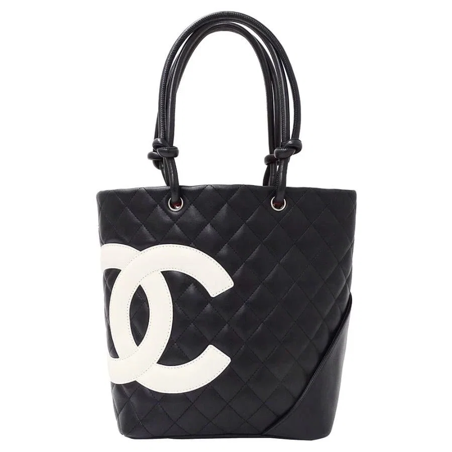 CHANEL LAMBSKIN CAMBON MEDIUM TOTE