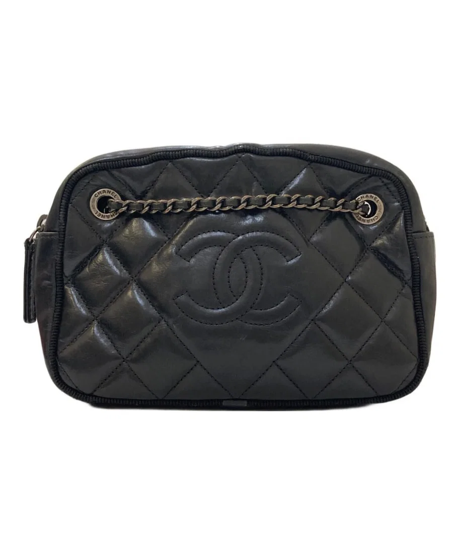 CHANEL MATELASSÉ BALLERINA COCO MARK SHOULDER BAG