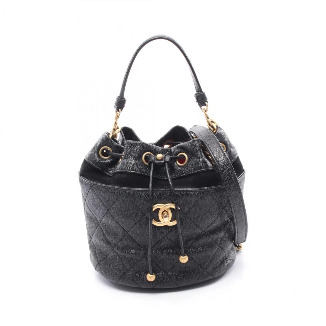 CHANEL MATELASSE MINI BUCKET SHOULDER BAG