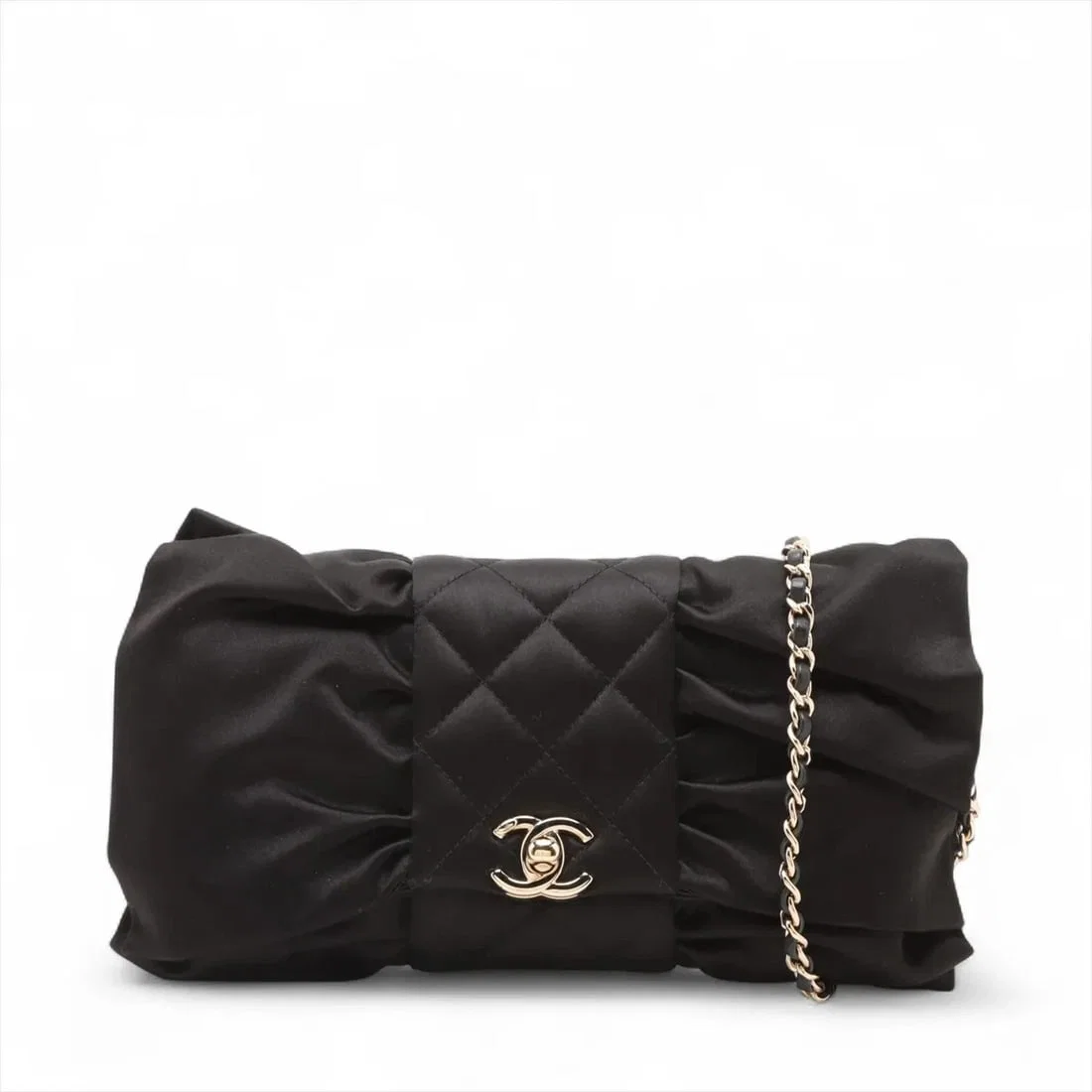CHANEL MEDIÉTAL SATIN CHAIN SHOULDER BAG